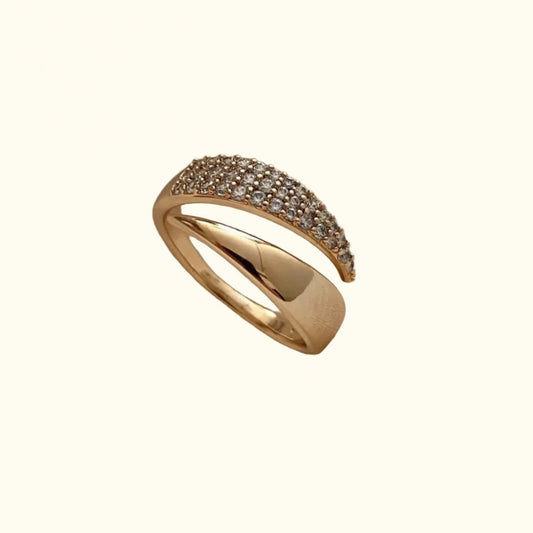 18K Gold Plated Sun Ring