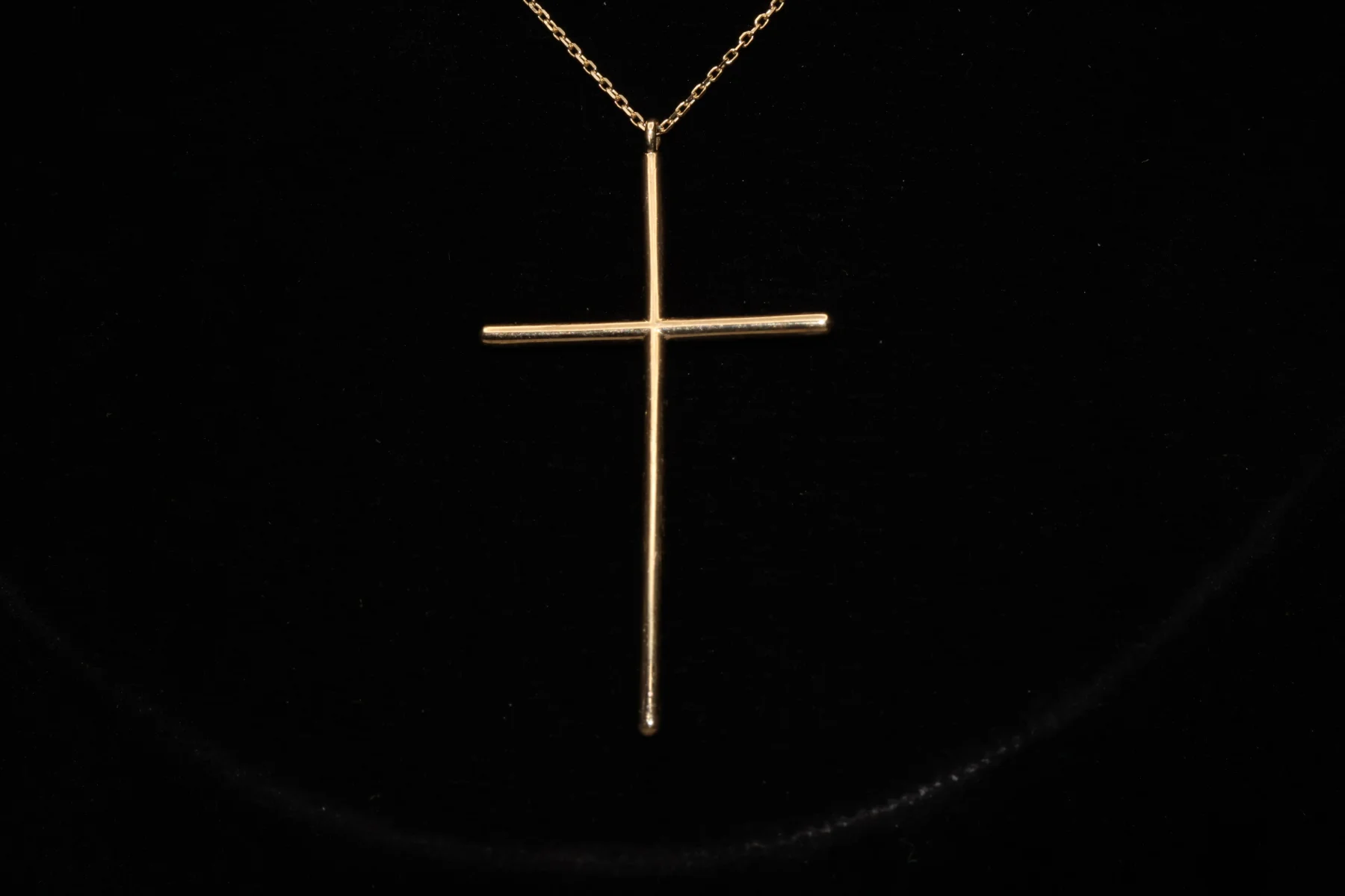 Cadena con Cruz Grande